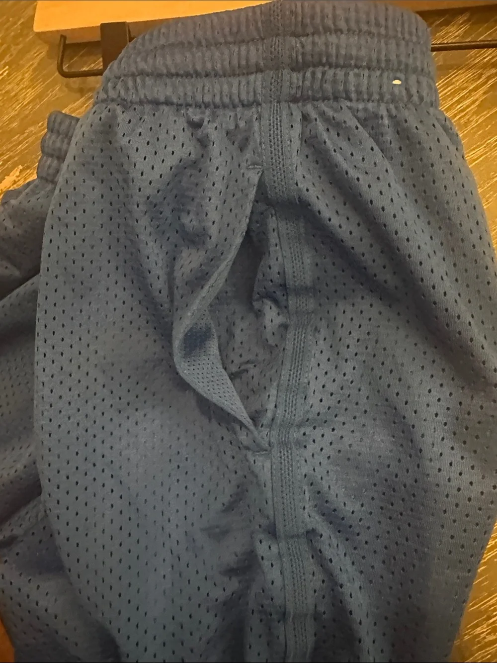 Nike Boys Royal Blue Mesh Shorts with White Swoosh